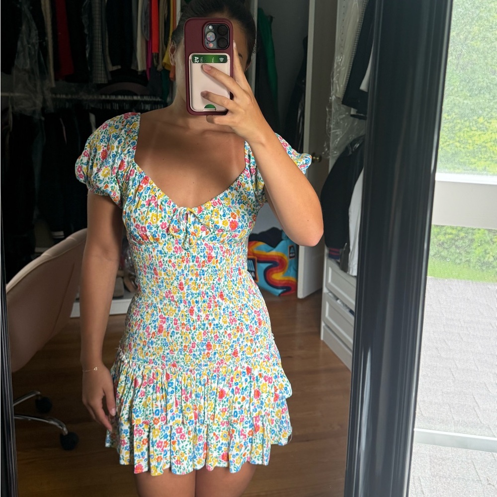 SUNDAYS SOHO mini floral sundress